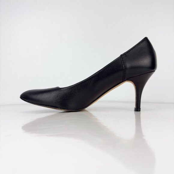 FILIPPA K Classic Leather Pointed Toes‎ EUC Designer Black Stilettos Pumps sz 38 - Picture 4 of 13